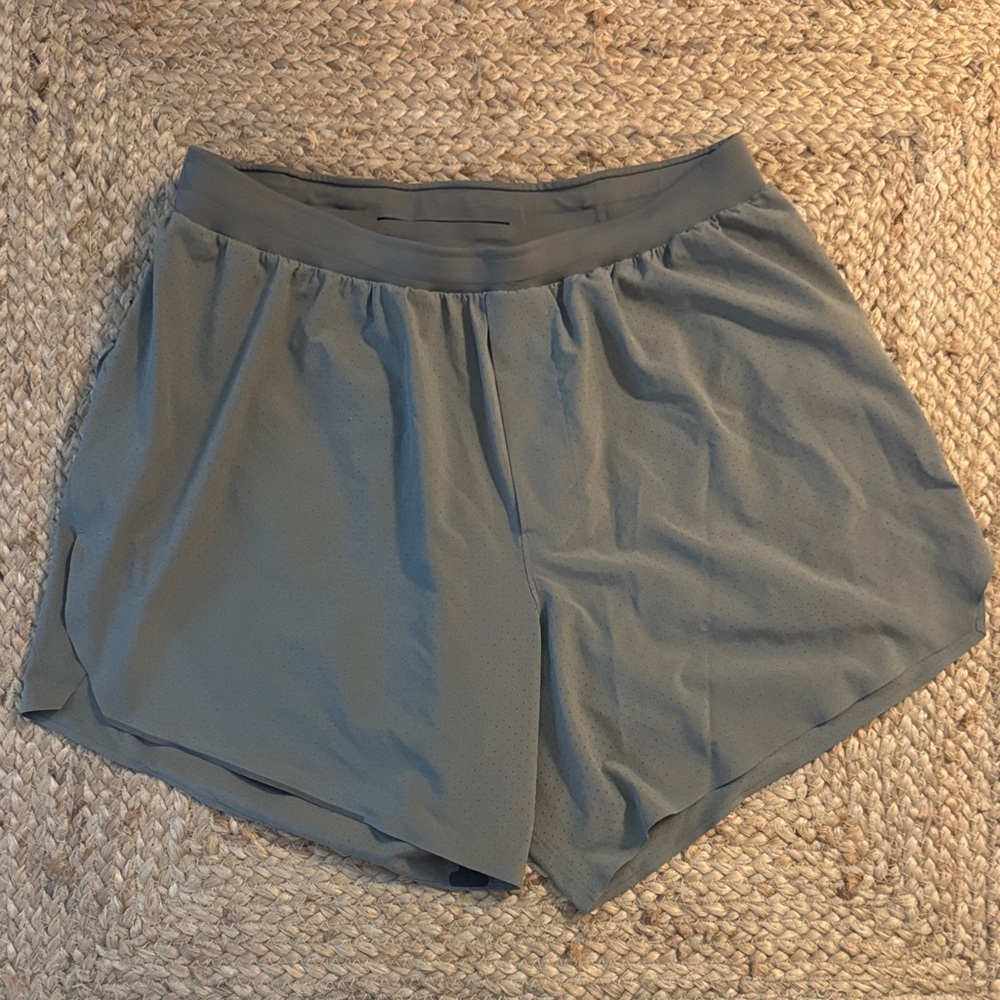lululemon athletica Men's Gray Running Shorts